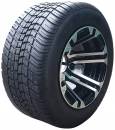 Aluminum wheel incl. tires 205/50-10, incl. dust cover